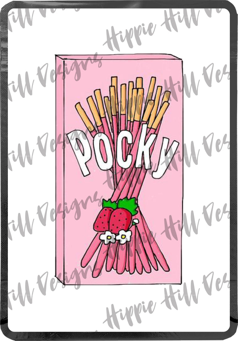 Strawberry Pocky custom printed mylar bag