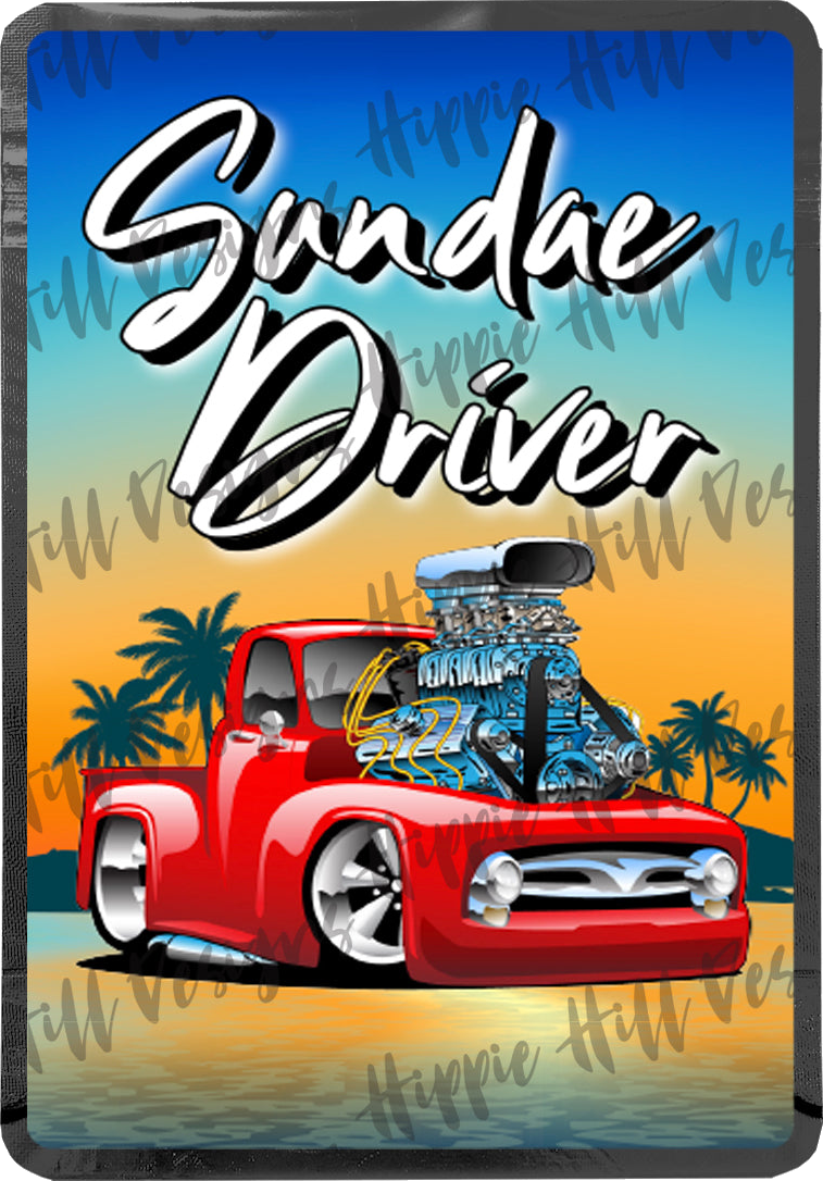 Sundae Driver V2. custom printed mylar bag