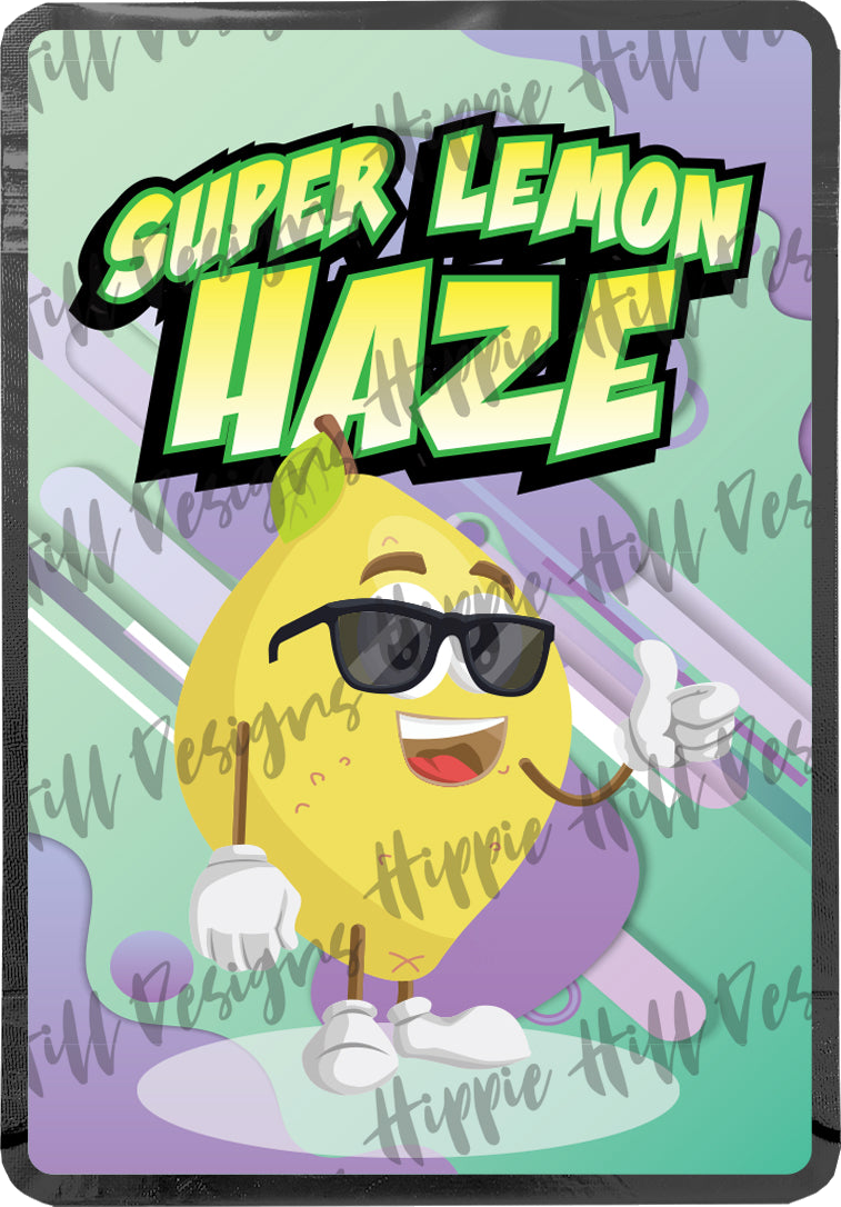 Super Lemon Haze custom printed mylar bag