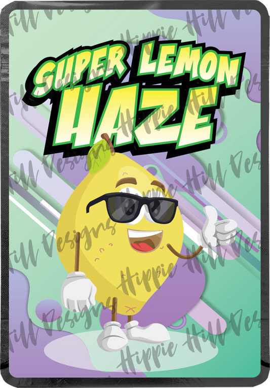 Super Lemon Haze custom printed mylar bag