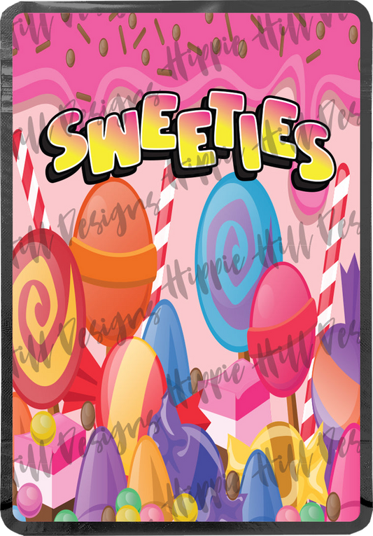 Sweeties custom printed mylar bag