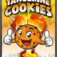 Tangerine Cookies custom printed mylar bag