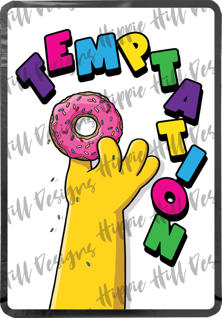 Temptation custom printed mylar bag