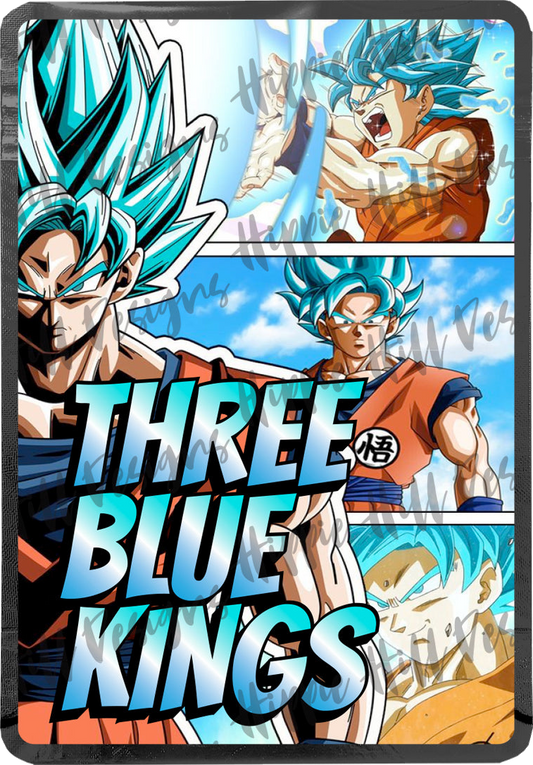 Three Blue Kings custom printed mylar bag