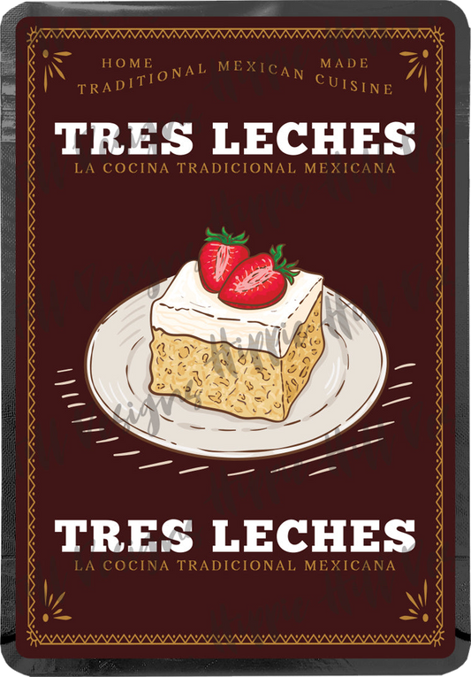 Tres Leches V2 custom printed mylar bag