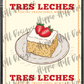 Tres Leches custom printed mylar bag