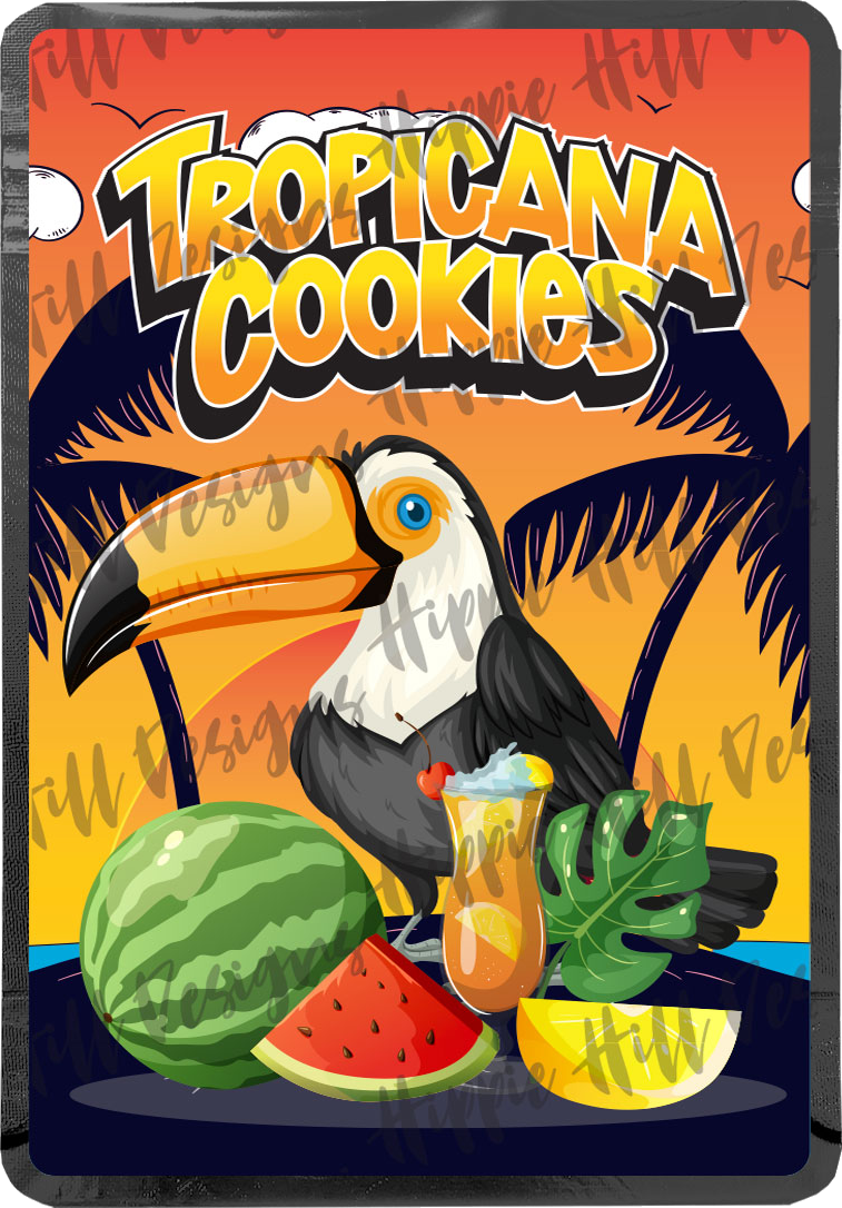 Tropicana Cookies V3 custom printed mylar bag