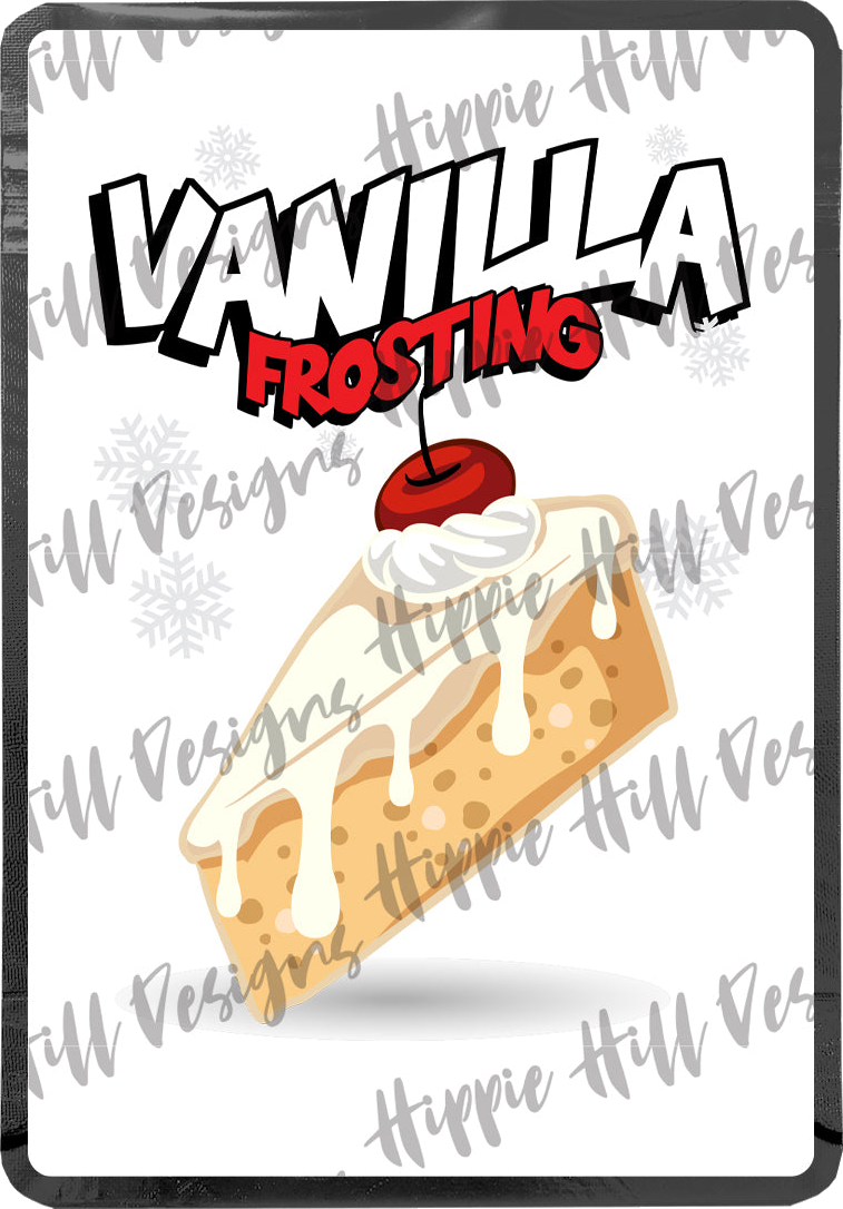 Vanilla Frosting custom printed mylar bag