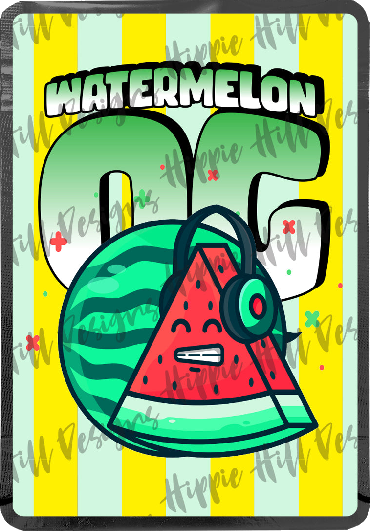 Watermelon OG custom printed mylar bag