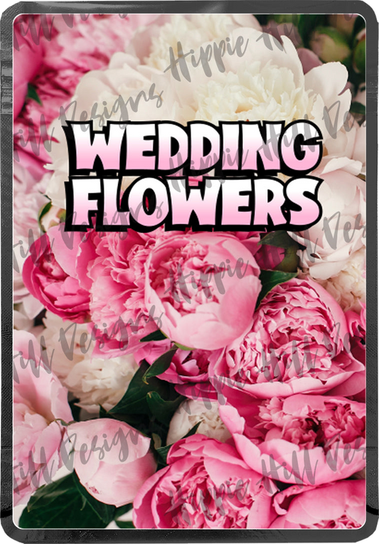Wedding Flowers custom printed mylar bag