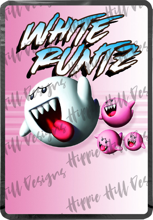 White Runts V2. custom printed mylar bag