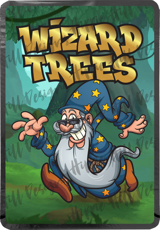 Wizard Trees custom printed mylar bag