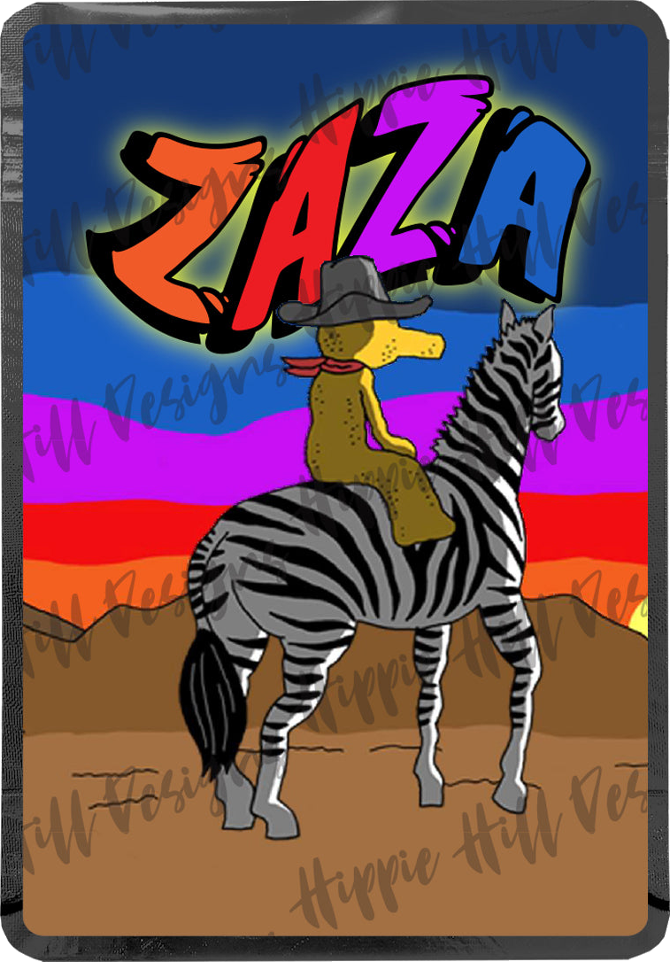 Zaza V2. custom printed mylar bag