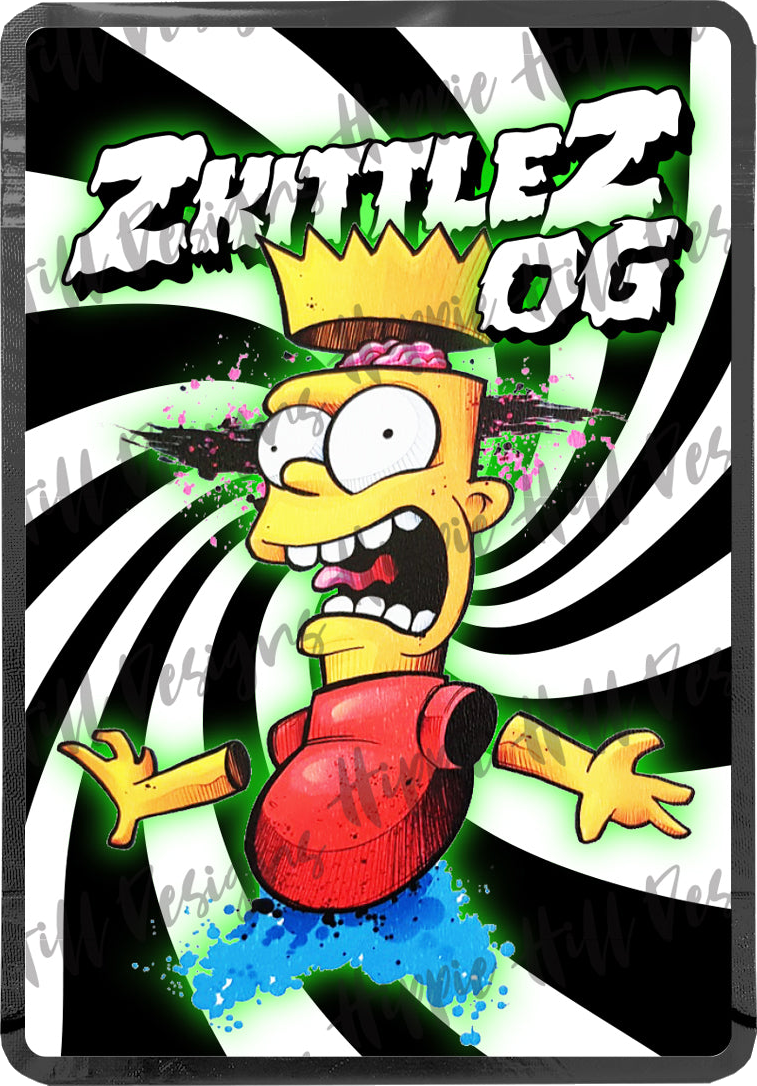 Zkittlez OG custom printed mylar bag