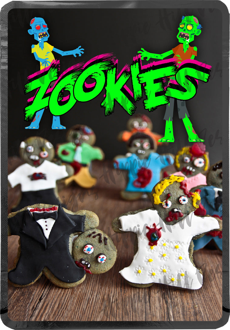 Zookies custom printed mylar bag