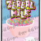 Zereal Milk custom printed mylar bag